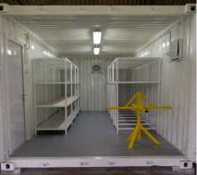 Service container interior