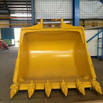 Excavator bucket, alternate view