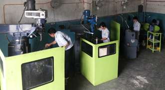CNC machine at the workshop